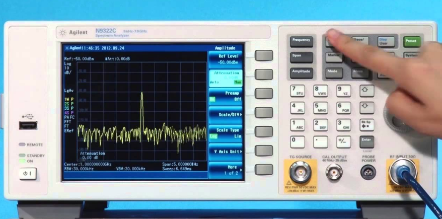 美国AGILENT N9322C基础频谱分析仪(BSA)