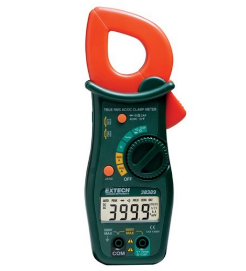 美国EXTECH 38389 600A真有效值交流/直流钳型表