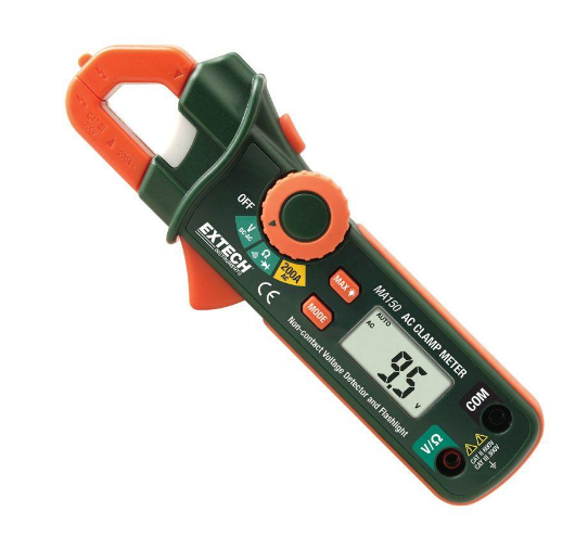 美国EXTECH MA150 200A迷你交流钳表+ NCV探测器