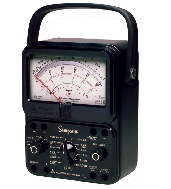 美国Simpson 270-5指针式万用表