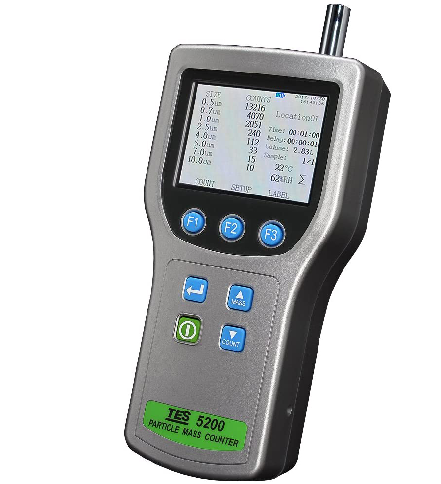 台湾泰仕 TES-5200粒子质量浓度计数器