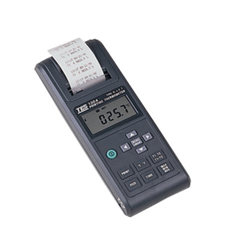 台湾泰仕 TES-1304列表式温度计(带打印)