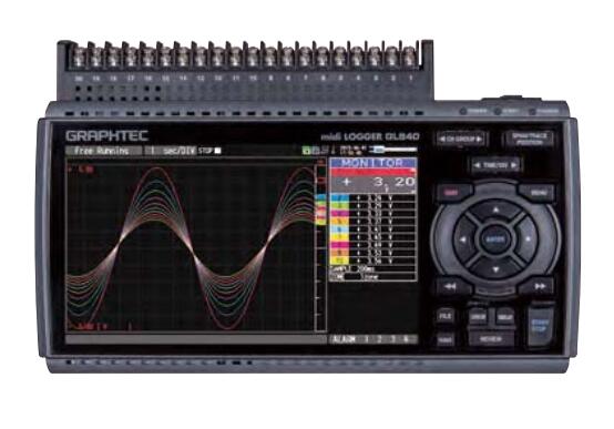 midi LOGGER GL840绝缘多通道便携式数据记录仪